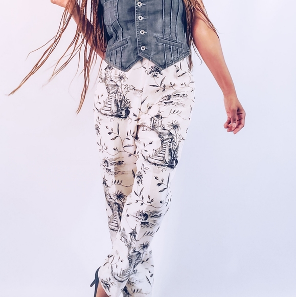 Liz Claiborne Pants - 🚫SOLD🚫Vintage Oriental Silk Pants